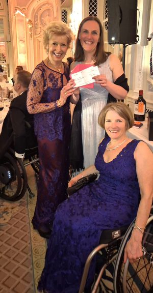 Charlotte was a guest at the Savoy Hotel London for Back Up’s prestigious City dinner held annually.