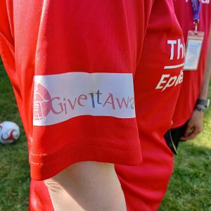 Give It Away now sponsors a football team
